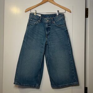 Zara Blue Wide Leg Jeans